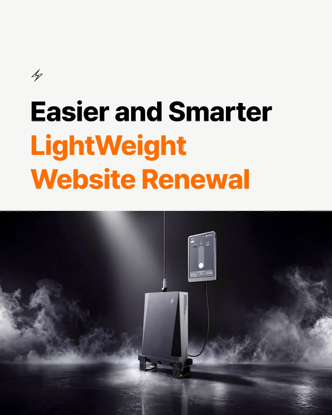 LightWeight Website Renewal — Easier and Smarter 🧑‍💻✨

From consultation and q