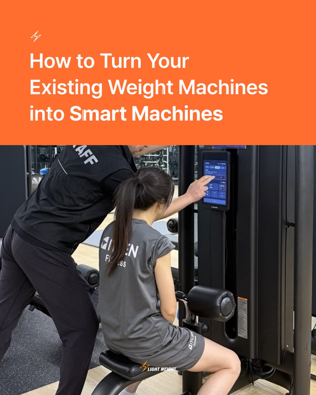 Can existing weight machines really be transformed into smart machines?

With th