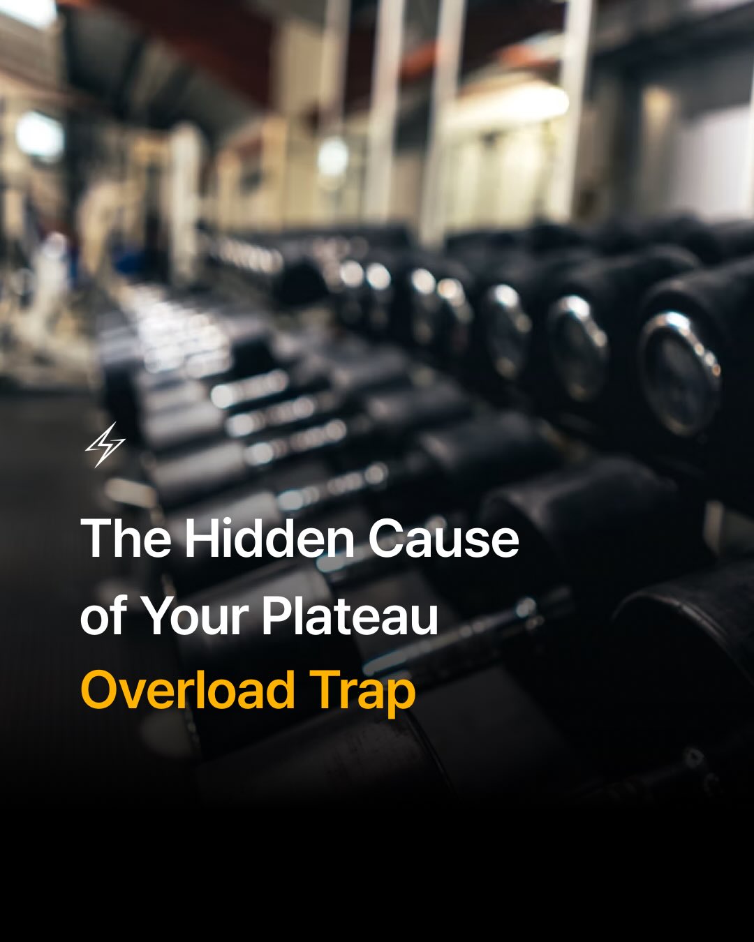 Are you stuck in the progressive overload trap, adding more weight without findi